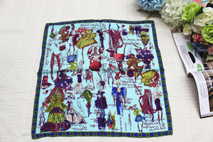 100% silk scarf