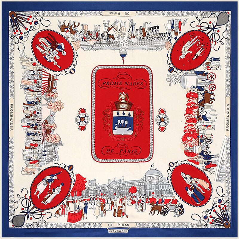 130*130cm Imitated Silk