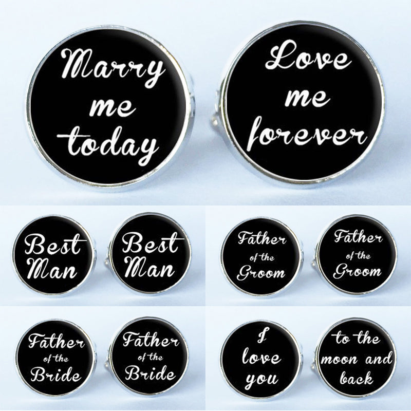 1Pair Wedding Cufflinks