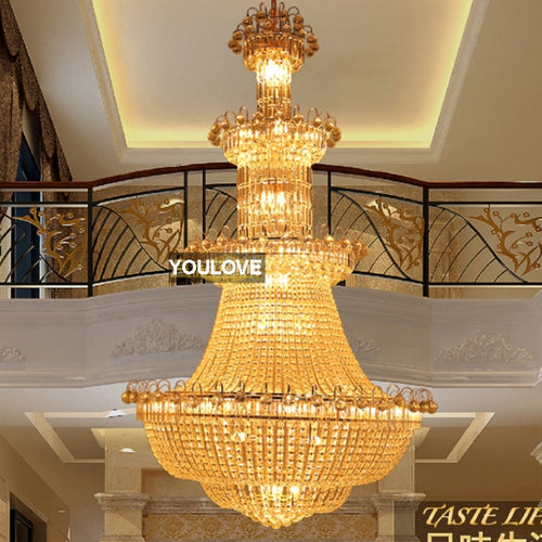 Gold Crystal Chandelier