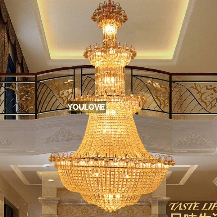 Gold Crystal Chandelier