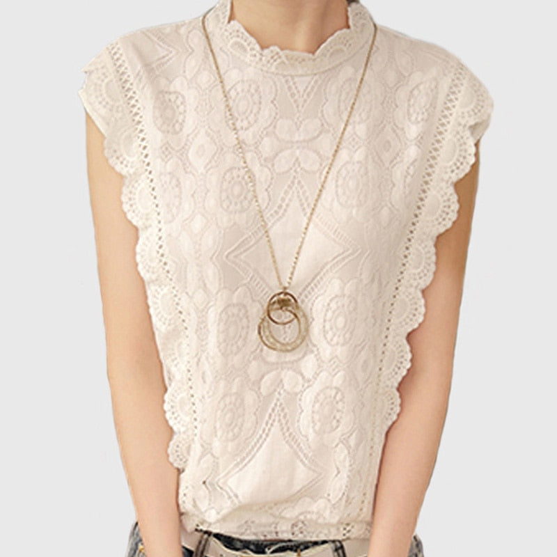 White Lace Top
