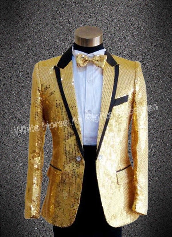 gold blazer for