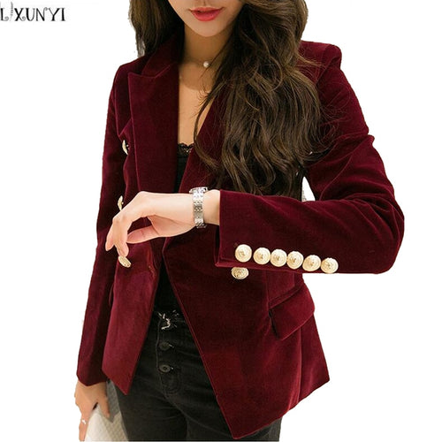 Autumn Velvet Blazer