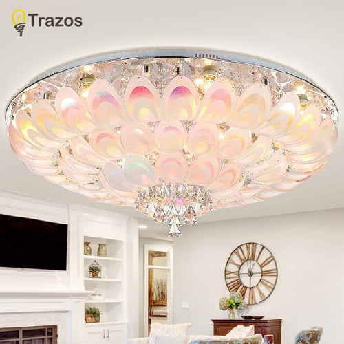 Peacock Round Crystal