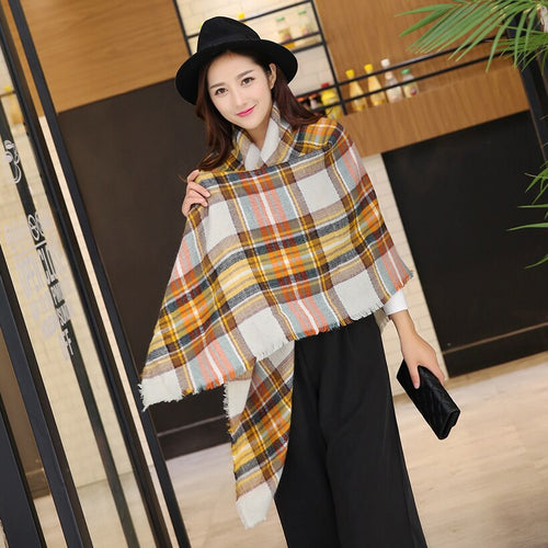 Plaid Scarf Winter