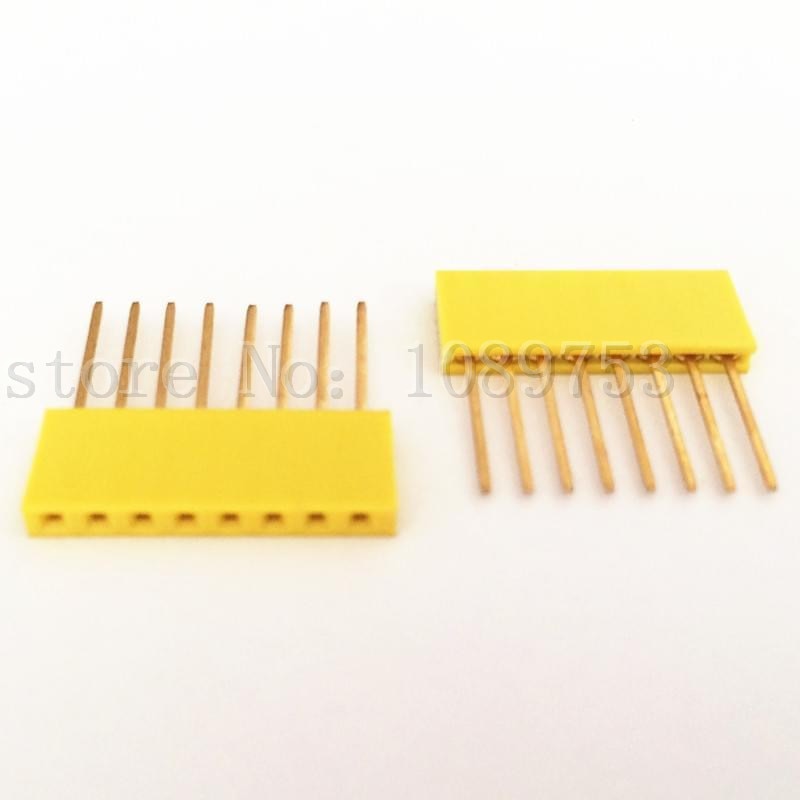 20pcs Yellow 2.54mm