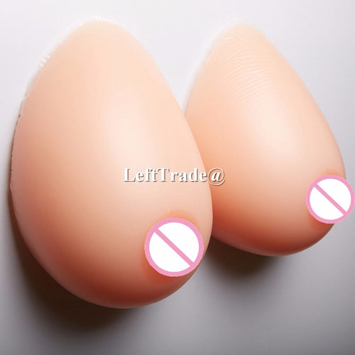 2400g/pair Silicone Breast