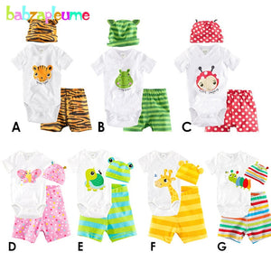 3PCS/0-18Months/Summer Infant Tracksuit