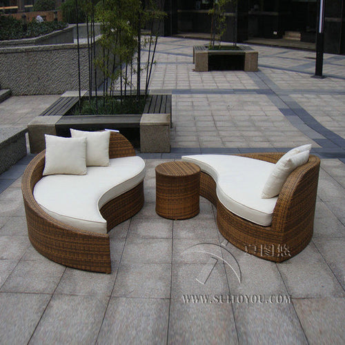 3pcs rattan sofa