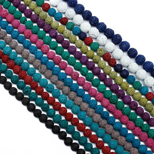 40cm/Strand 4/6/8/10/12mm White