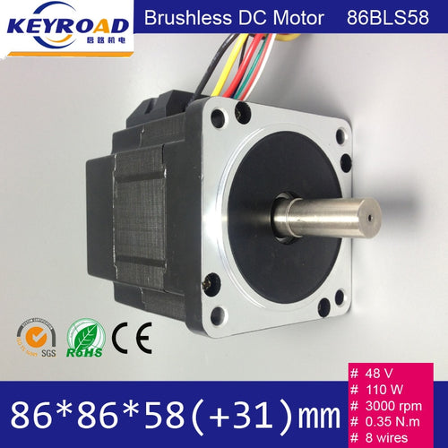 48V 110W 3000rpm