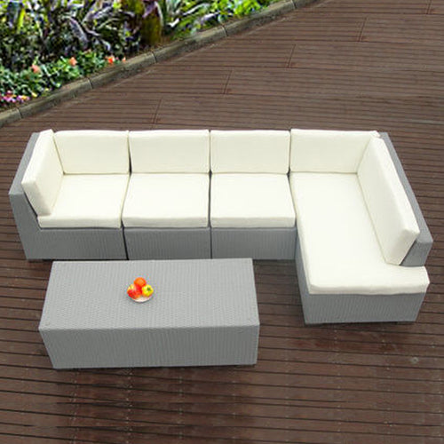 5-pcs PE rattan
