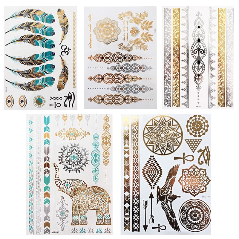 5pcs/lot Waterproof Temporary