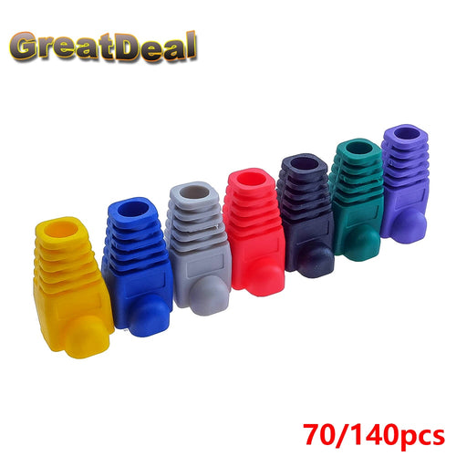 70/140pcs Colorful RJ45