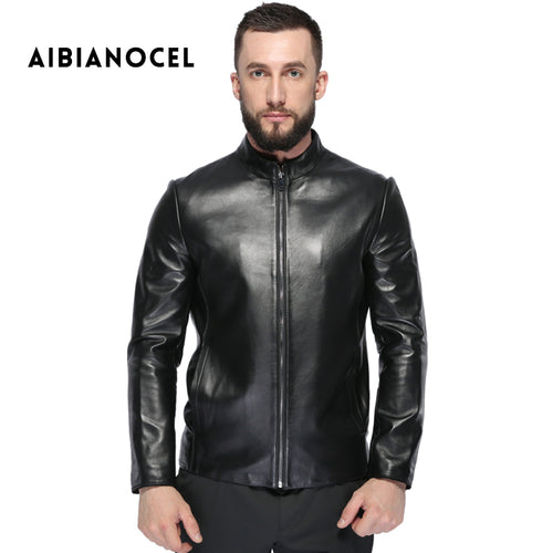 AIBIANOCEL Men's Sheepskin