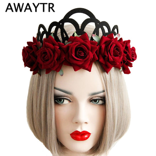 AWAYTR Flower Wreath
