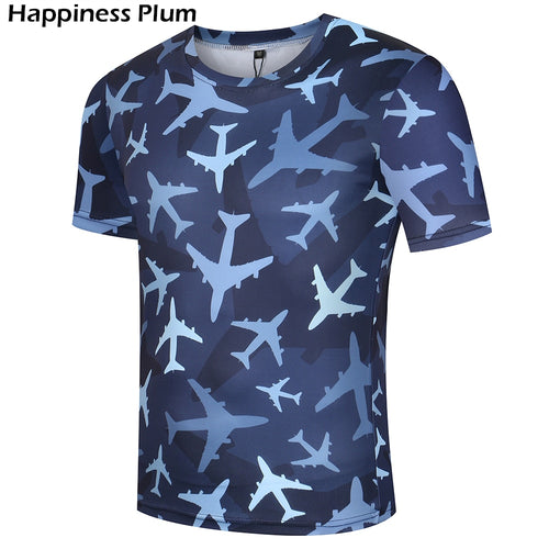 Aircraft T-shirt Camouflage