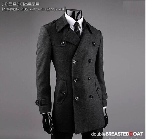 Autumn mens trench