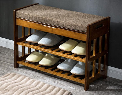 Bamboo Shoe Rack
