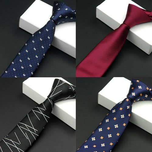 Black narrow tie