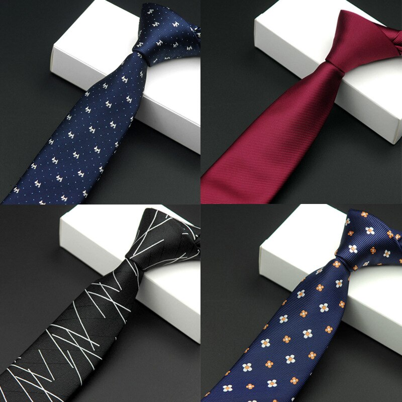 Black narrow tie