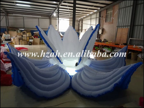 Blue Inflatable Flower