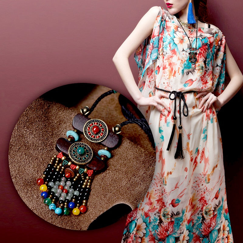 Boho Necklace Women