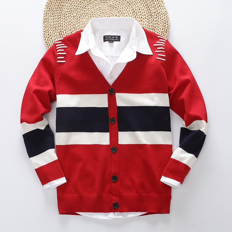 Boys Cardigan V-Neck