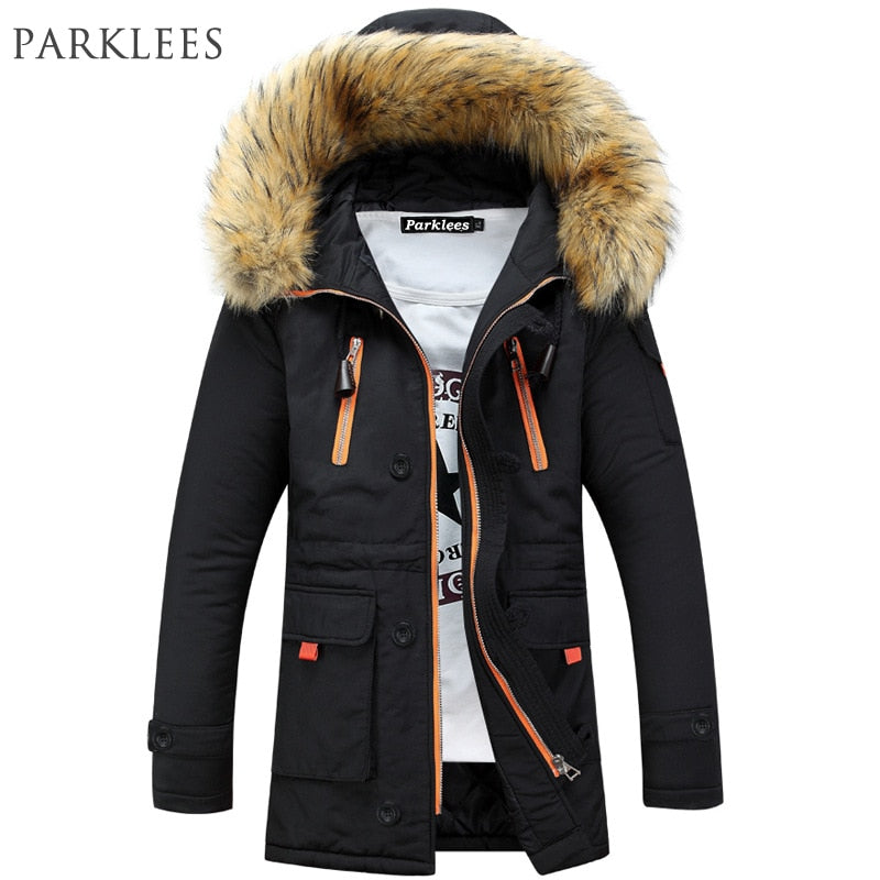 Brand Navy Parka