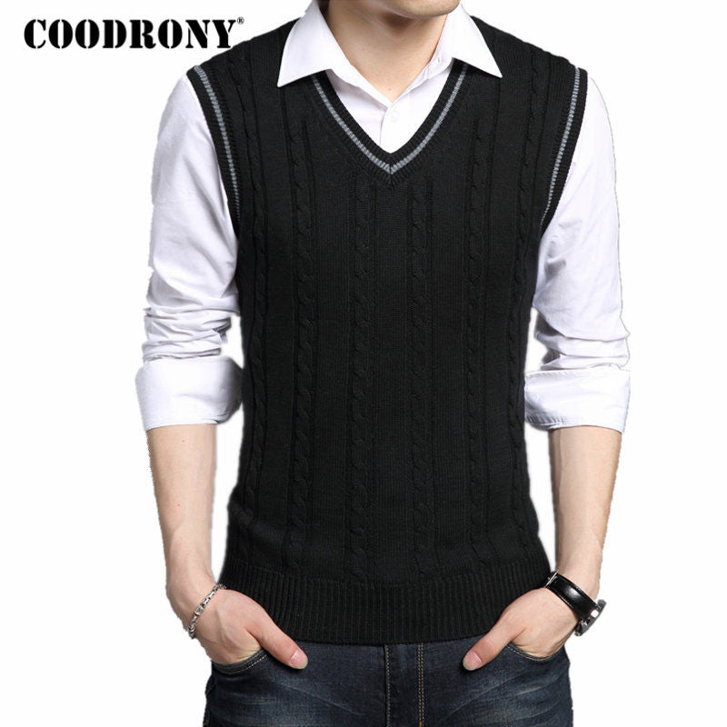 COODRONY Wool Vest