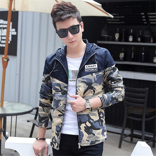 Camouflage Hoodies Men