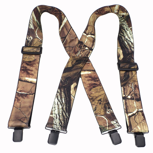 Camouflage Suspenders Man's
