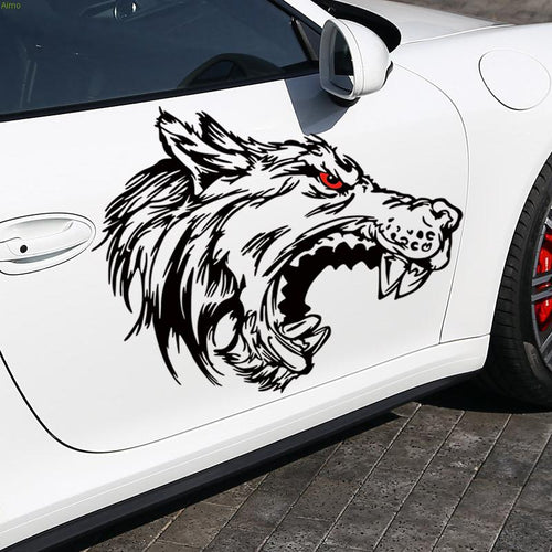 Cool fierce wolf
