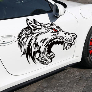 Cool fierce wolf