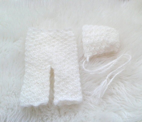 Crochet mohair baby