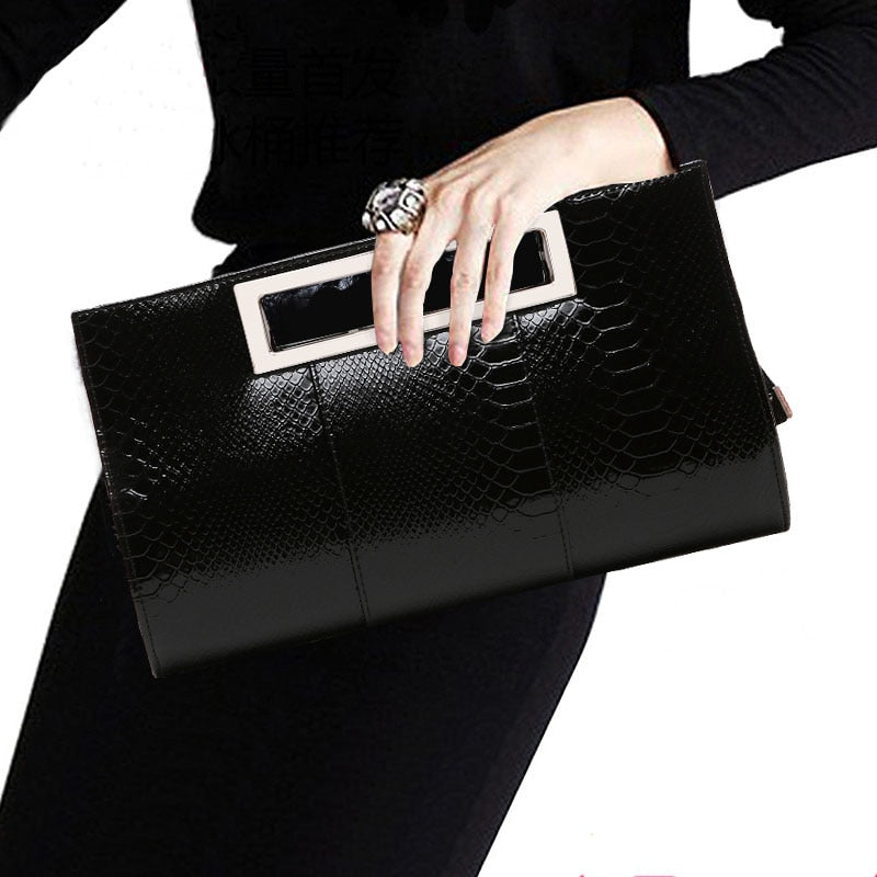 Crocodile Clutch Purse