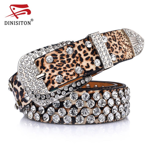 DINISITON Rhinestone belts
