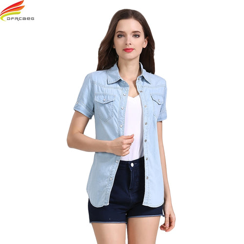 Denim Shirts Women