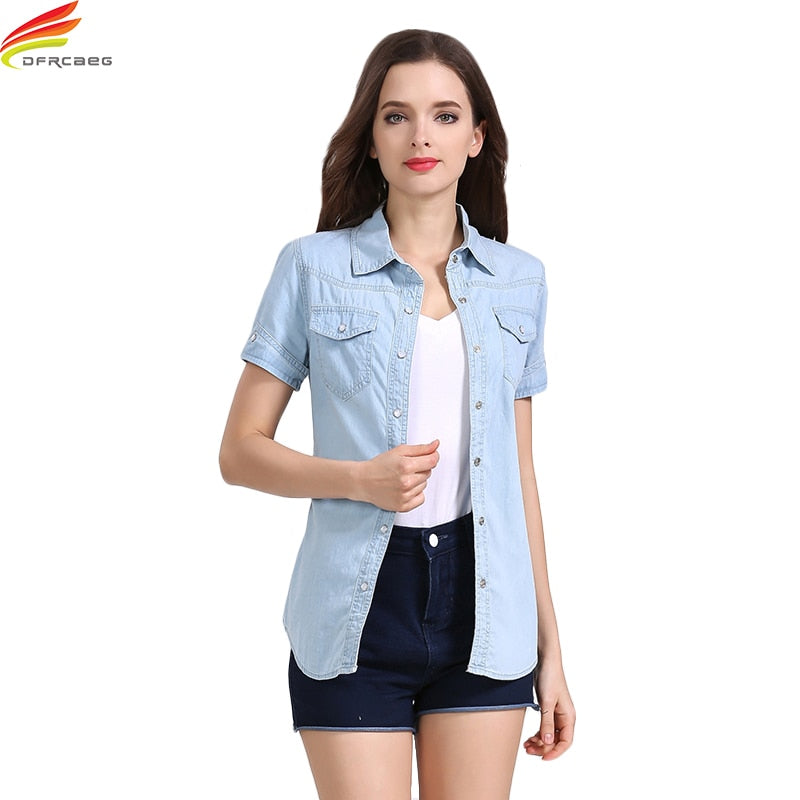 Denim Shirts Women
