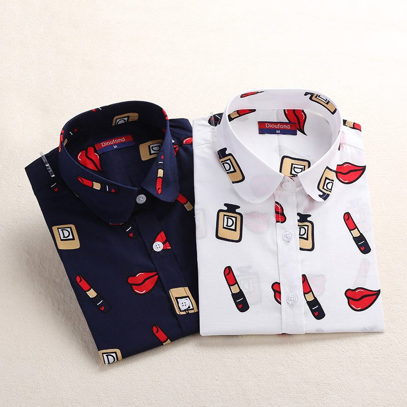 Dioufond Print Shirts