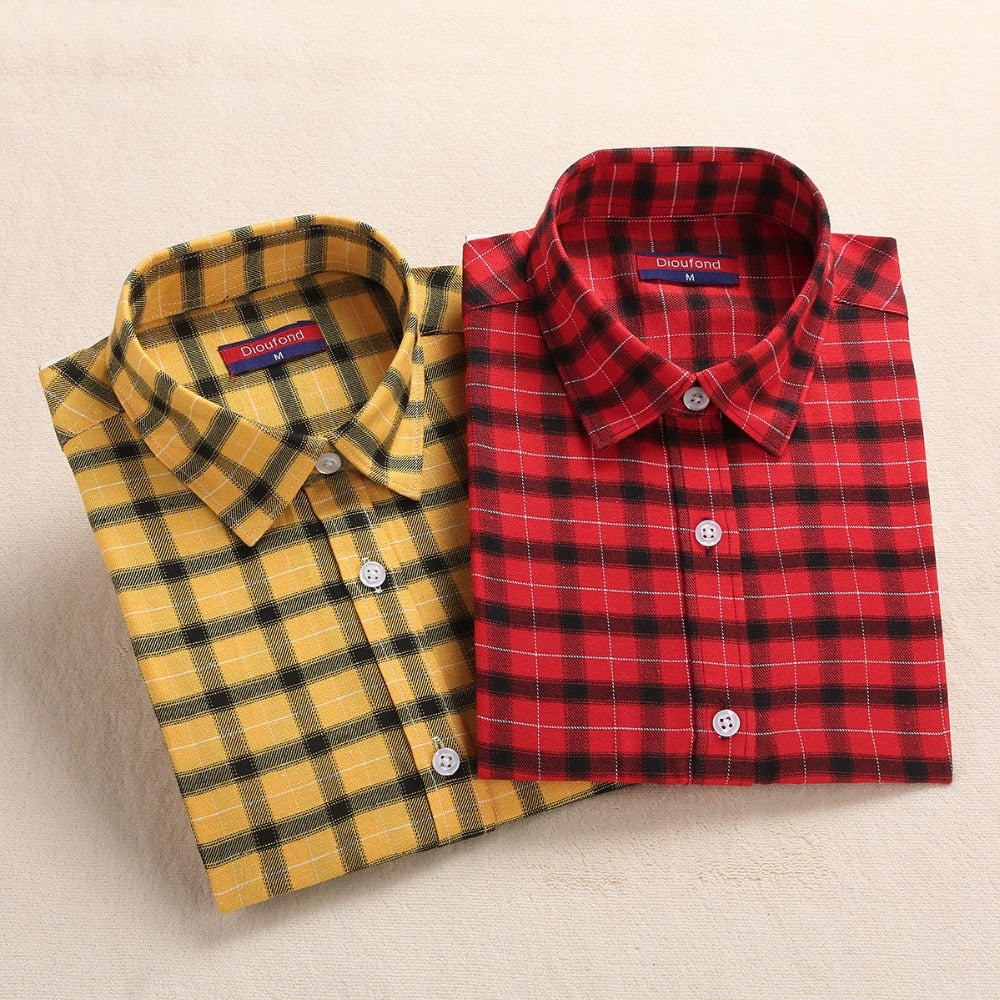 Dioufond Women Flannel