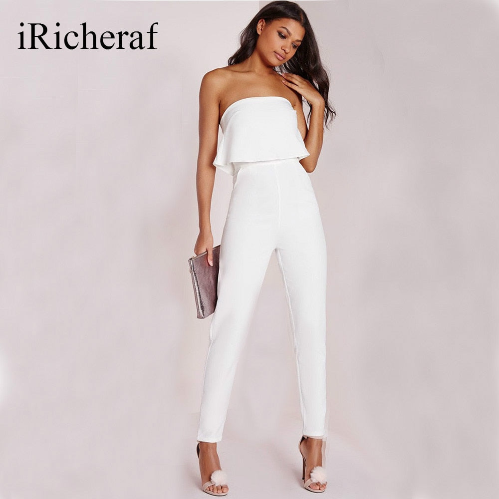 Elegant White Jumpsuits