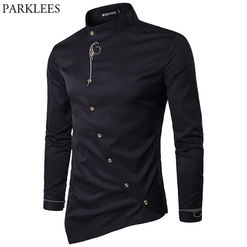 Embroidery Shirt Men