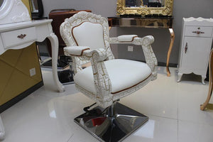 European hairdressing chair.