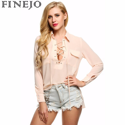 FINEJO Women Chiffon