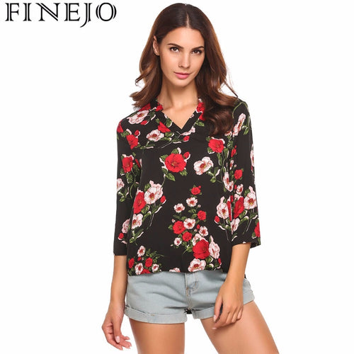 FINEJO Women Floral