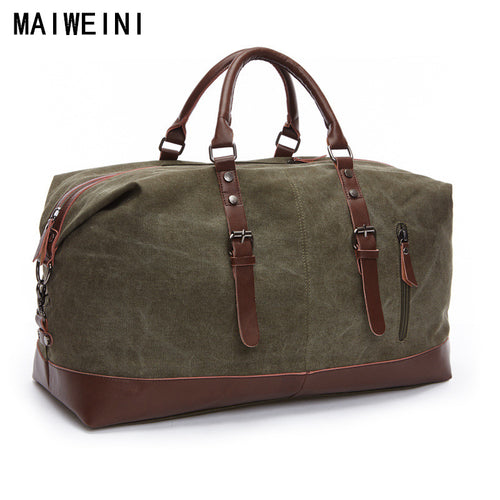 Fashion Canvas Leather