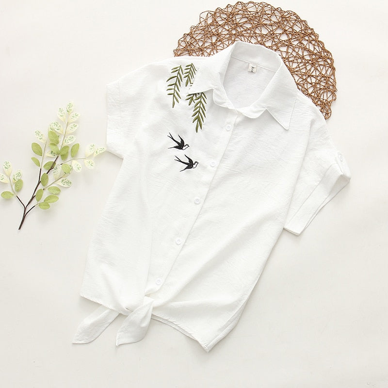 Fashion Leaf Embroidery