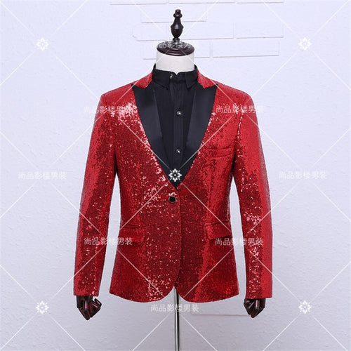 Fashion red blazer